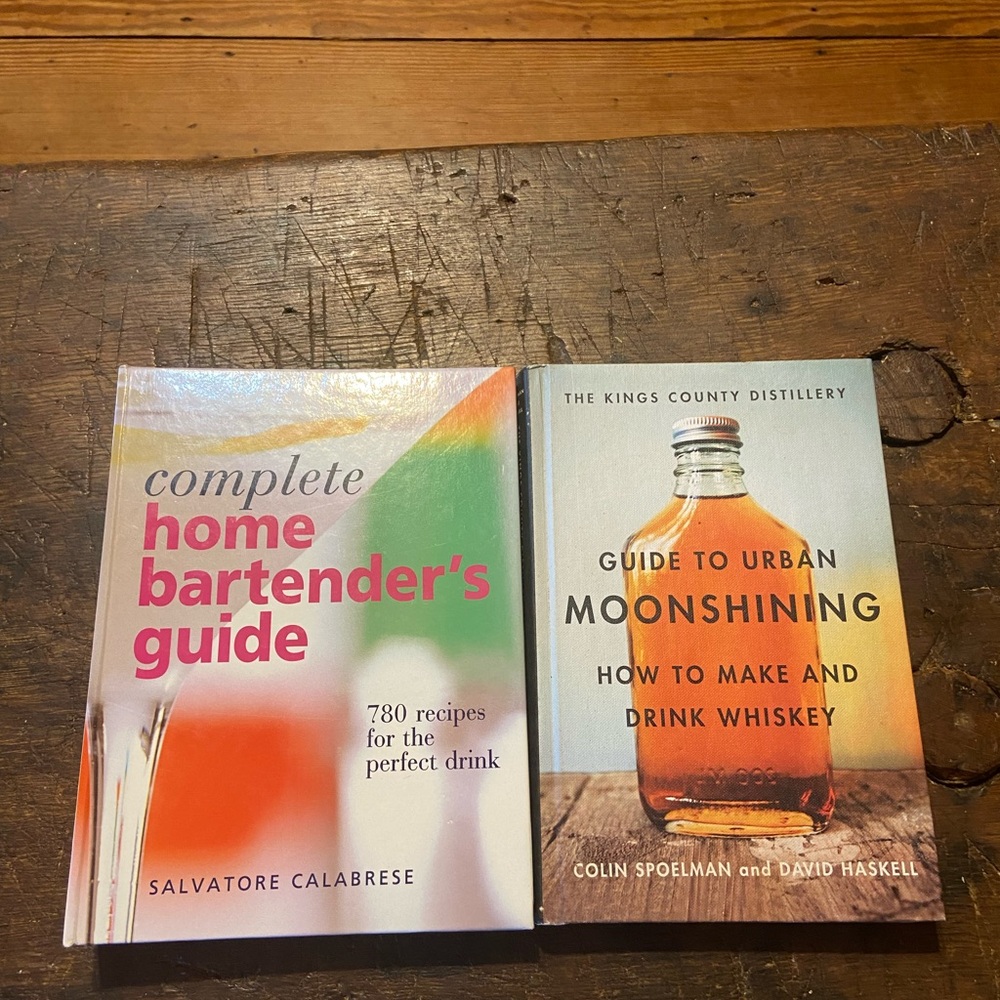 Book Bundle Alcoholic Drink Recipes Set of 2